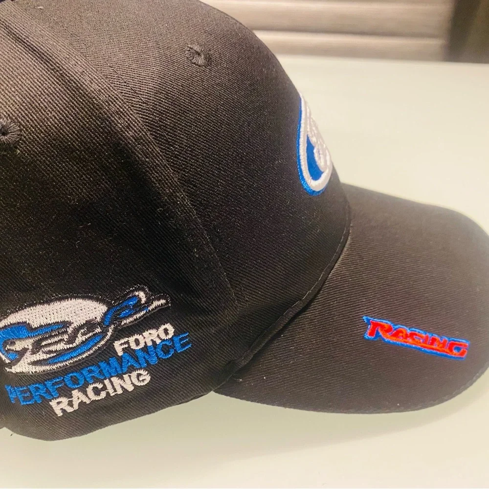 Ford Black Rally Cap with Blue and Red Embroidery New Without Tags Adjustable - Picture 5 of 6